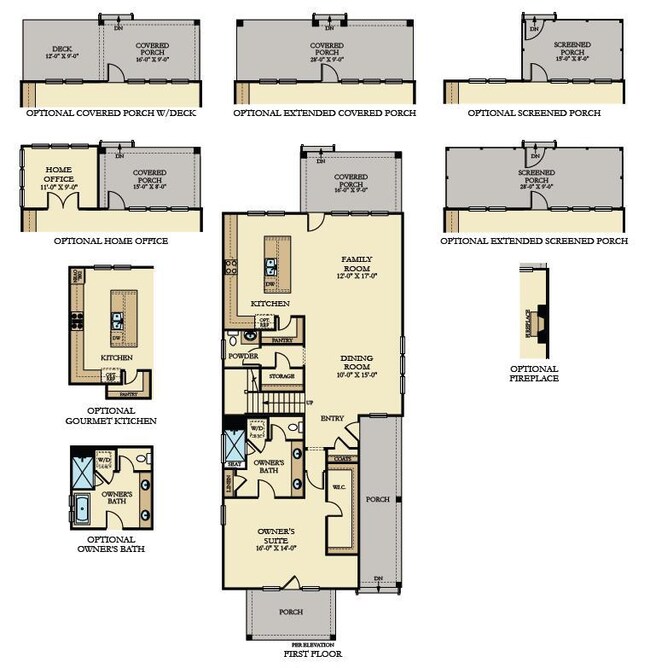 TRADD 1ST FLOOR LAYOUT & OPTIONS