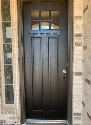 8' Grand Front Door that provides privacy