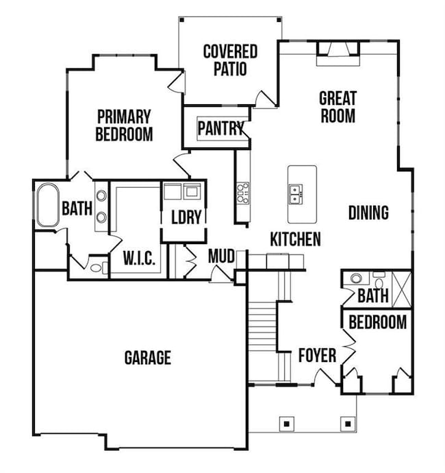 Main Level floorplan