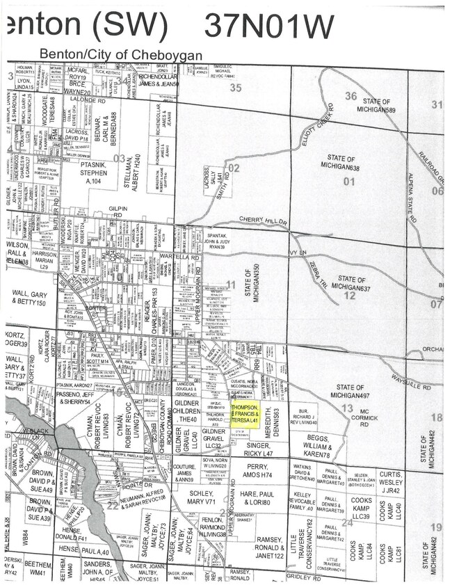 Map Upper Mograin