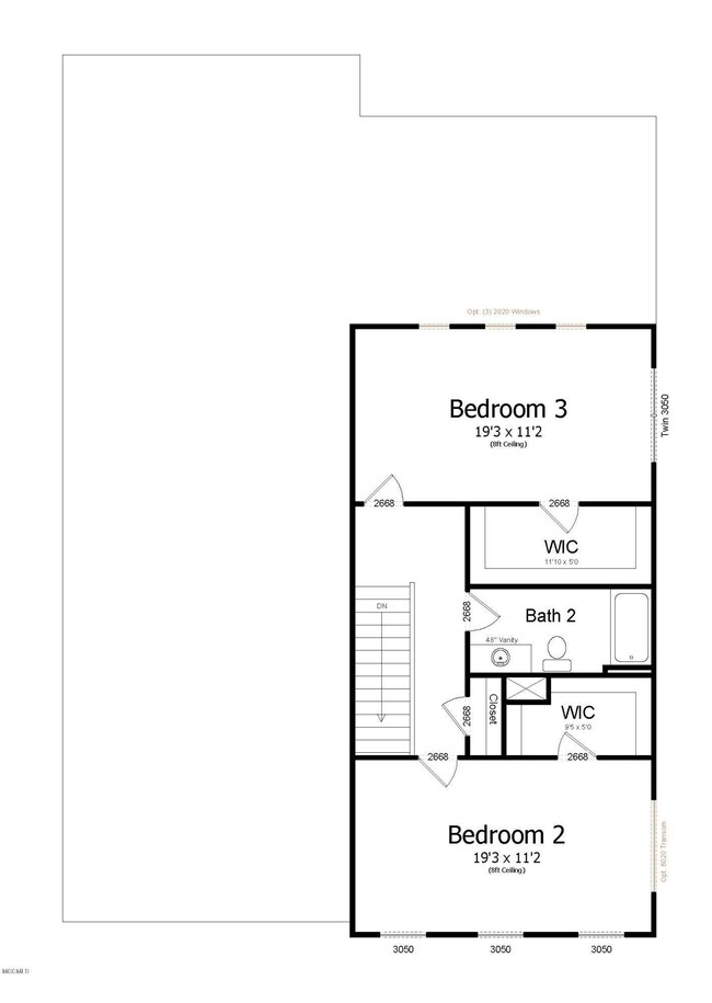 Layne Floor Plan 2nd Level