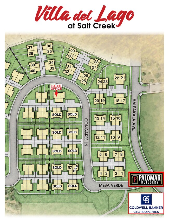 Subdivision Map Villa del Lago