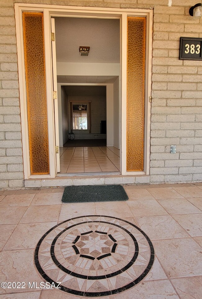 front entry tilework
