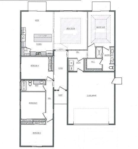 1800 Sq Ft- Floor Plan