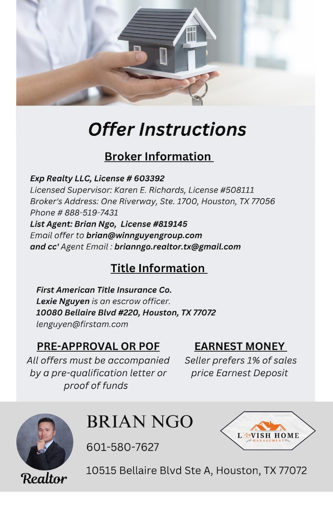 Offer Instruction