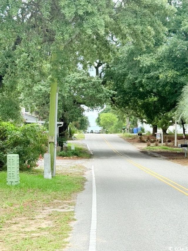 View of asphalt road