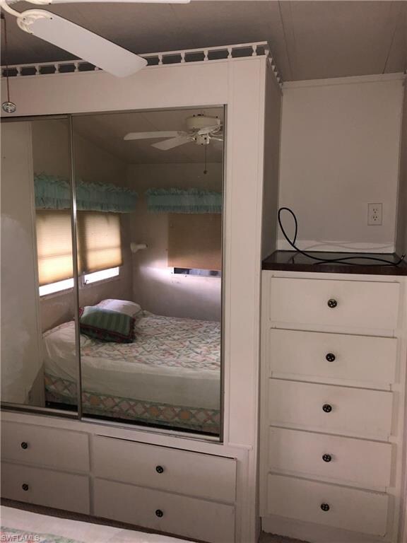 Built-In Cabinetry w/ Mirrored Closet Doors