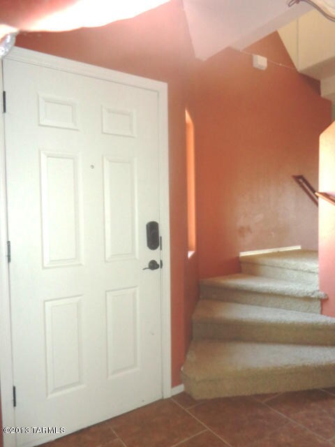 Interior front entry