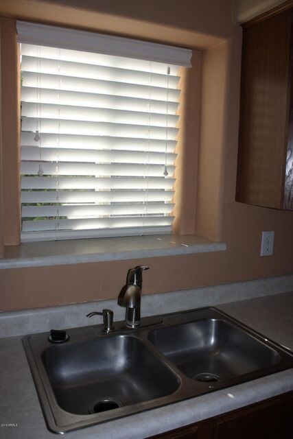 Garden window in kitchen