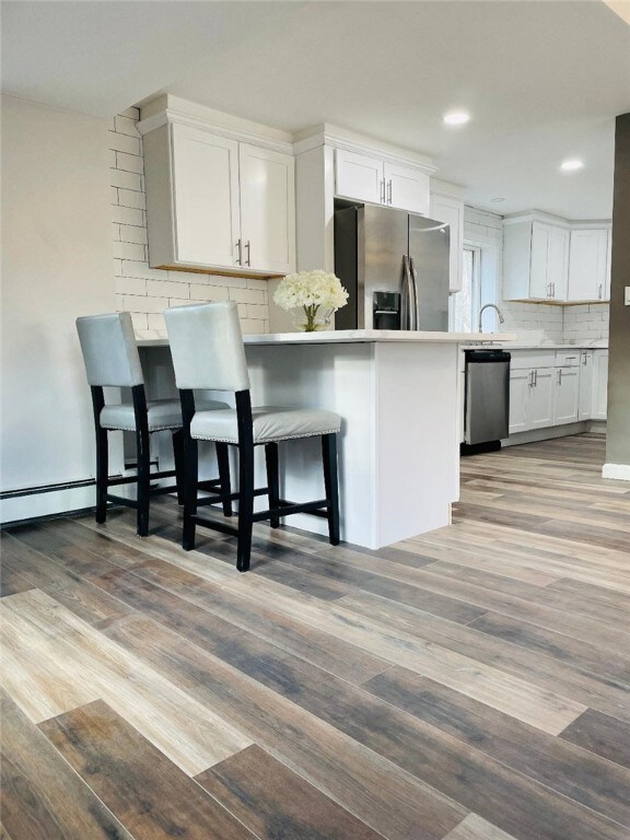 Kitchen Peninsula/ View from Entry