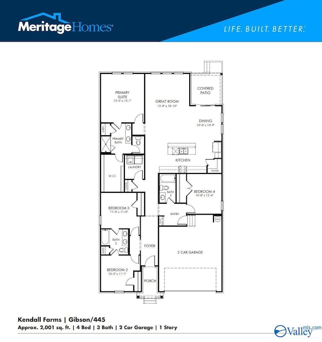 2001 sqft - 4 beds, 3 baths - Move in ready in JUNE!
