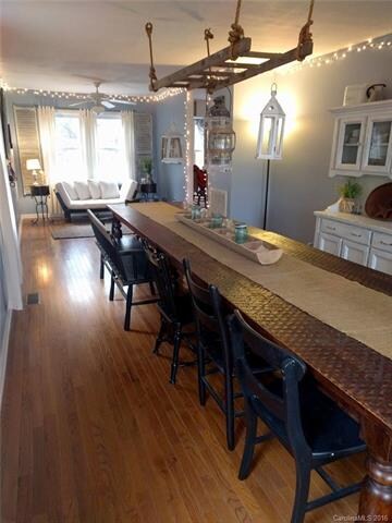 very large dining/family room