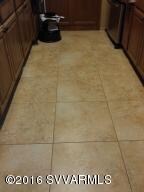 Tile Floor in Kitchen