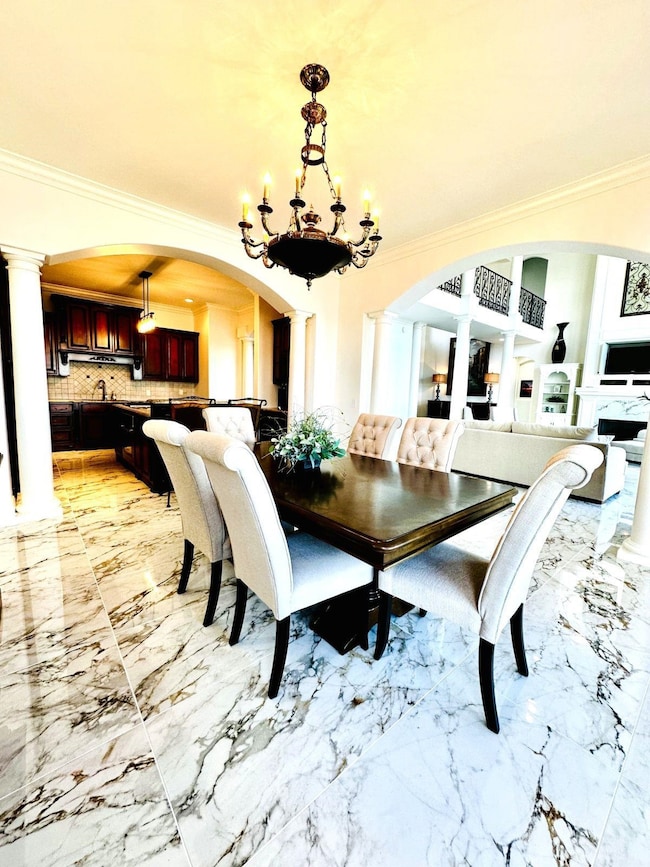 Always a view while dining...