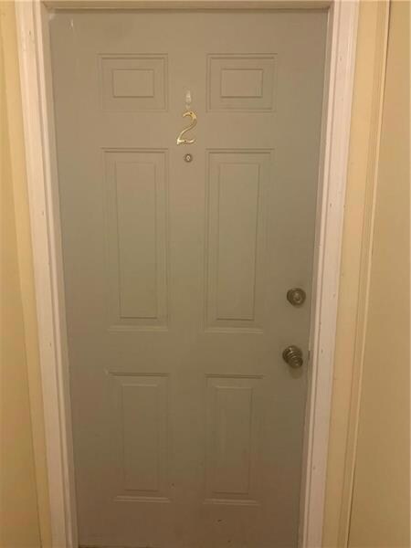 Up the stairs to the second floor is Apartment # 2.