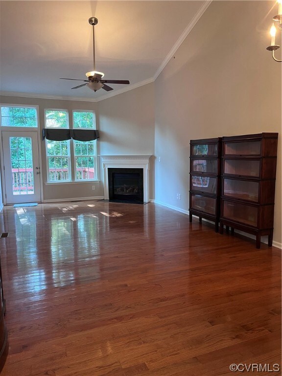 Living area also exits to large deck with wooded view