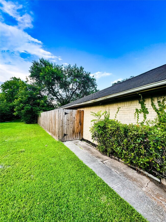 Sidewalk to backyard