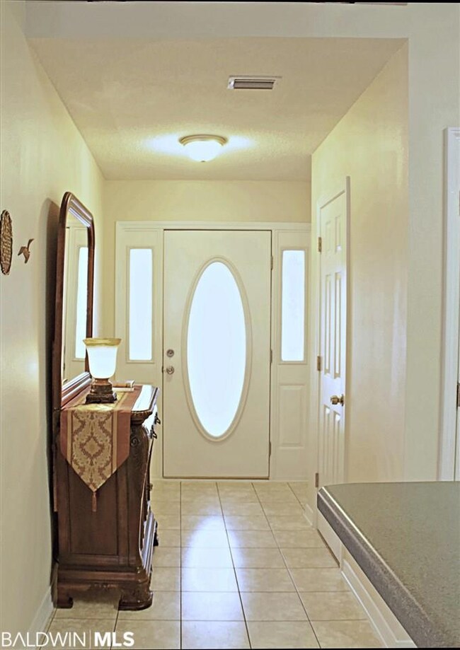 Foyer with coat closet
