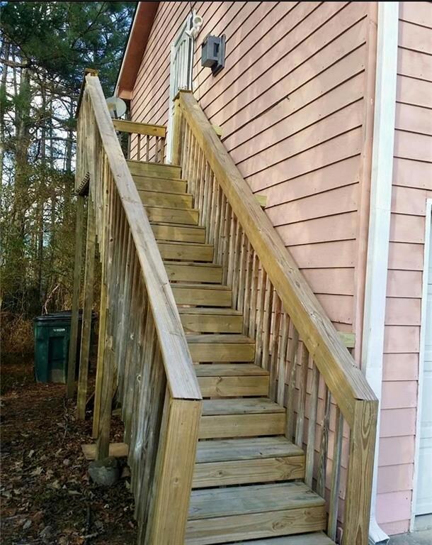 View of stairway