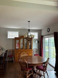 Dining area off Open concept kitchen & living spac