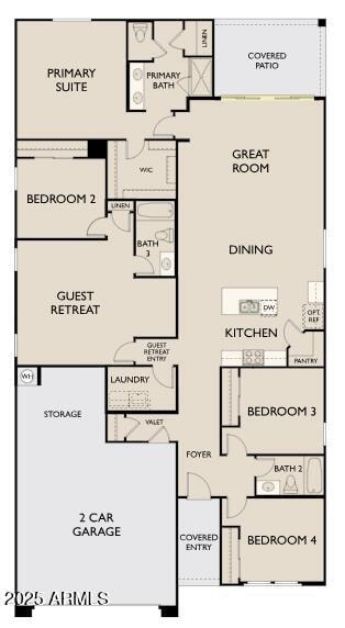 Sunflower Floor Plan - L