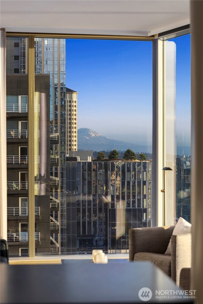 See Mt. Rainier to the South