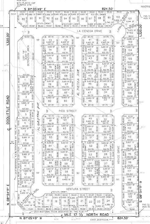 Parcel map