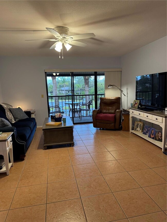The living room is open and spacious