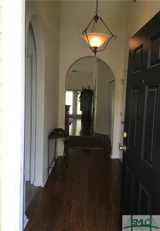 Stately entry foyer is very inviting