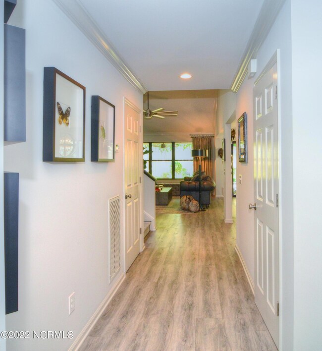 Hallway to living room