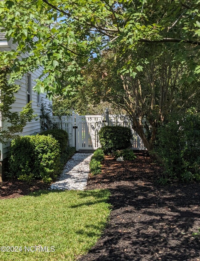 side garden to back yard