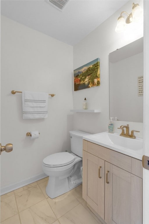 Powder room on main.