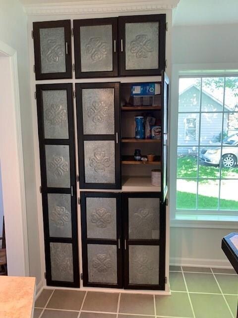 Embossed Tin Pantry.