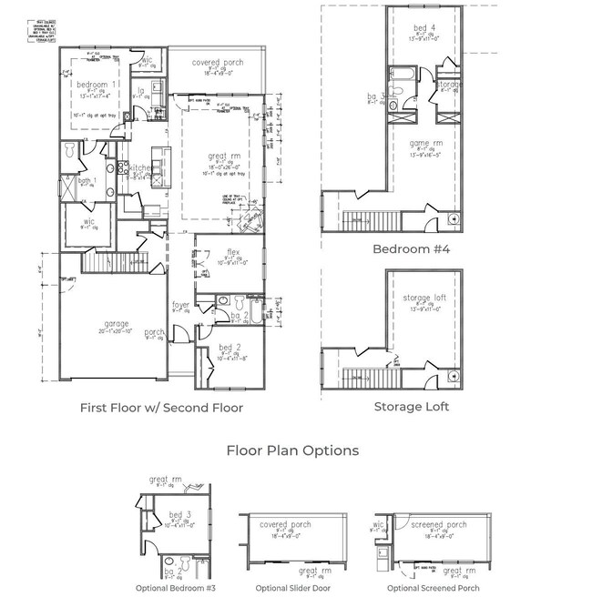 Cantey 2-story Floorplan