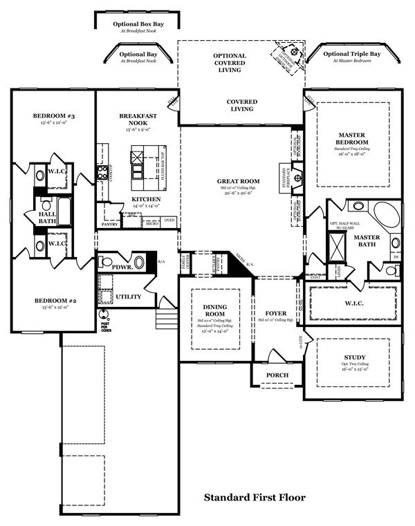 Augusta II Standard First Floor Plan