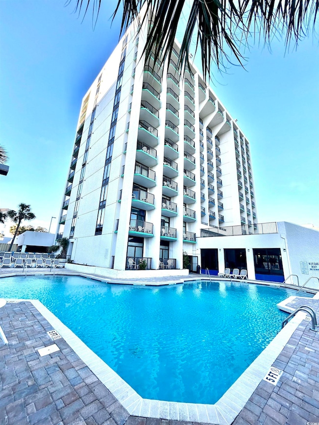 View of pool