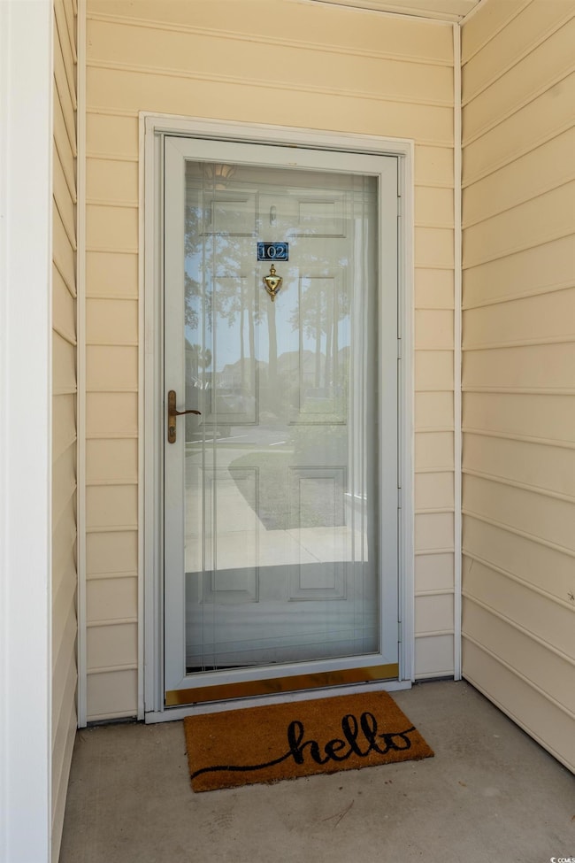 View of entrance to property