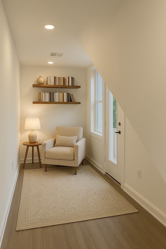 The open layout and natural light make it easy to customize and create a space that fits your lifestyle.
