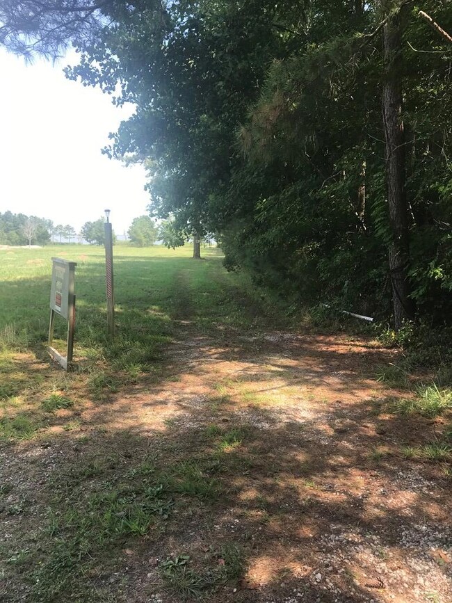 Entrance to community water access.