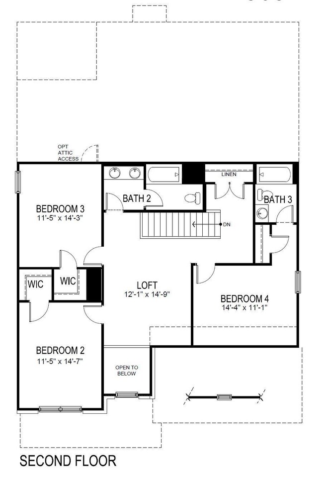 2nd floor floorplan