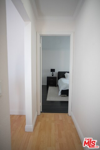 Hallway between bedrooms