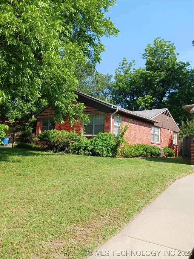 east side view. gate on side