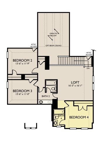 The Katy Floor plan