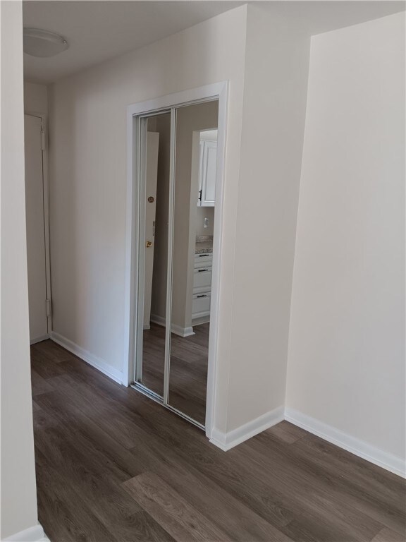 Closet in entry hall