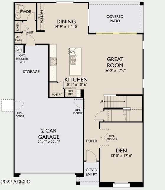 Venture- Lot 91- Rose- Down Stairs Layou