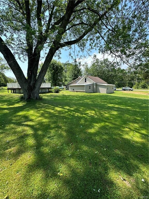 From back right corner of property