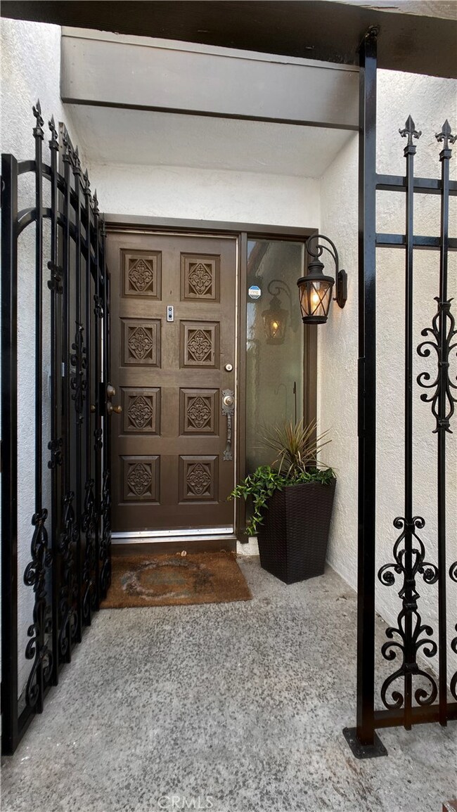 Gated Front Entryway