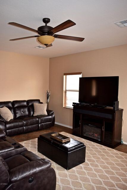 Family Room open to kitchen