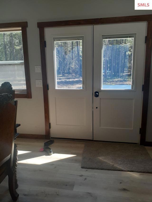 to spacious back yard
