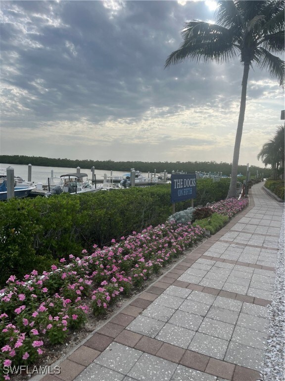 Walkway through community